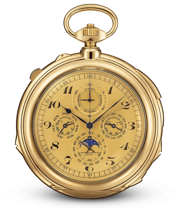 Mısır Kralı Farouk için 14 komplikasyonlu mücevher işlemeli bir cep saati (1946) 