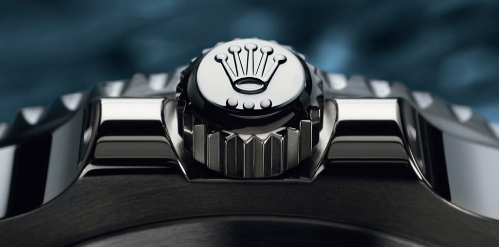 Rolex Saat - Tepe Düğmesi Marka Logosu