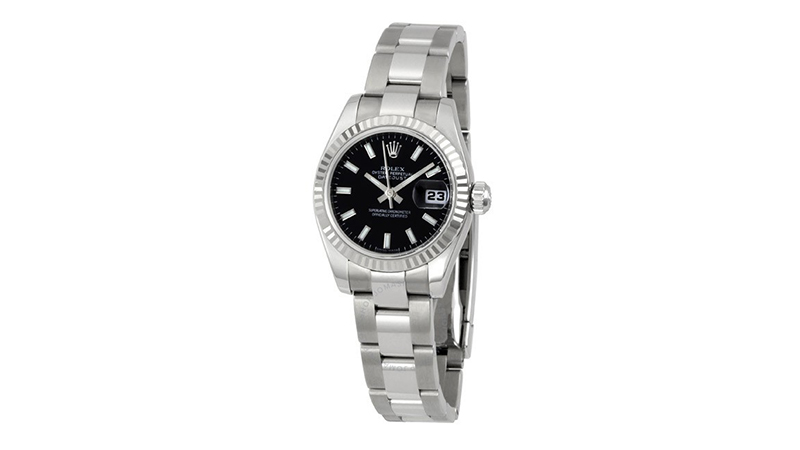 Rolex - Lady Datejust 26 Black Dial Stainless Steel Oyster