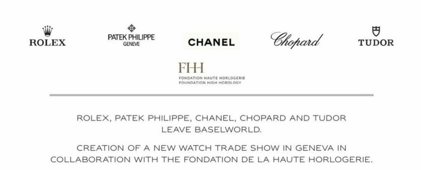 Rolex, Patek Philippe ve Diğer Lüks Saat Markaları Yeni Fuar İçin Baselworld’ü Bıraktı
